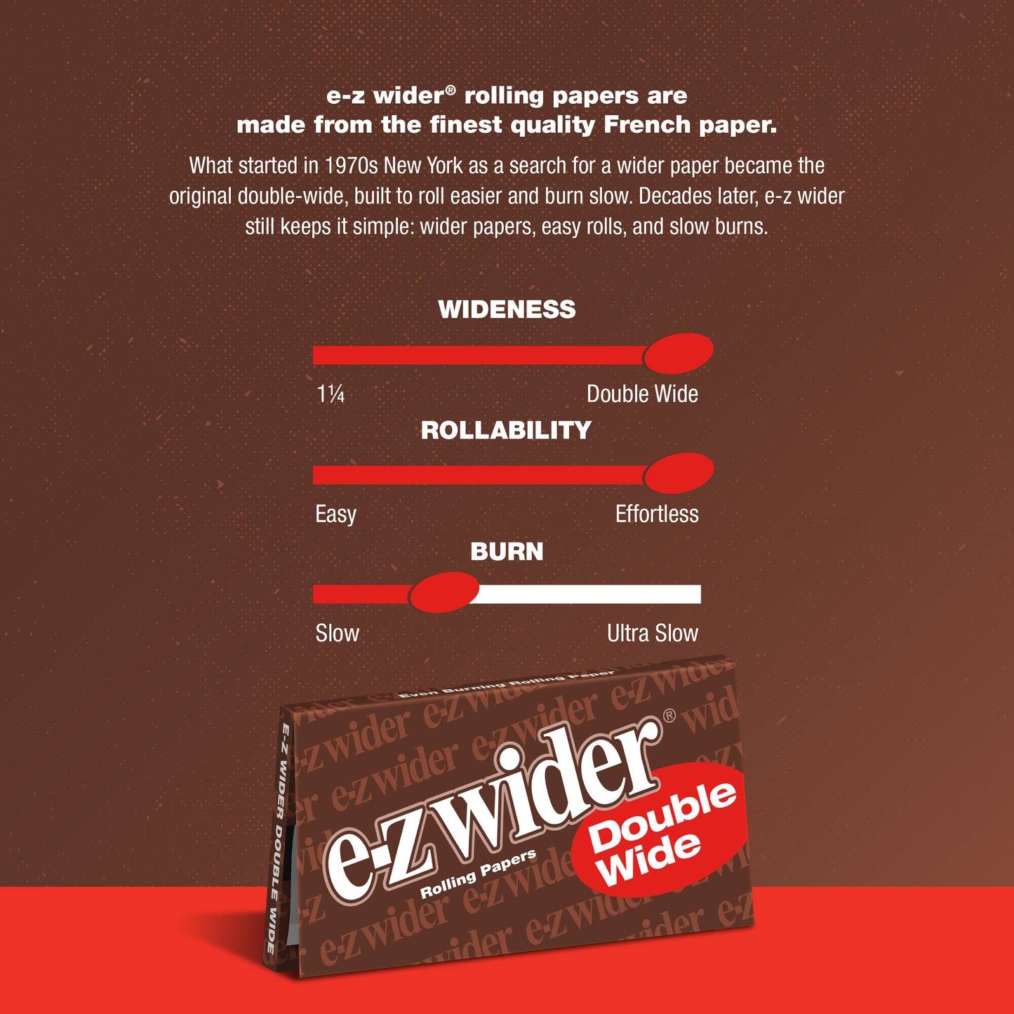 Brown Double Wide Rolling Papers