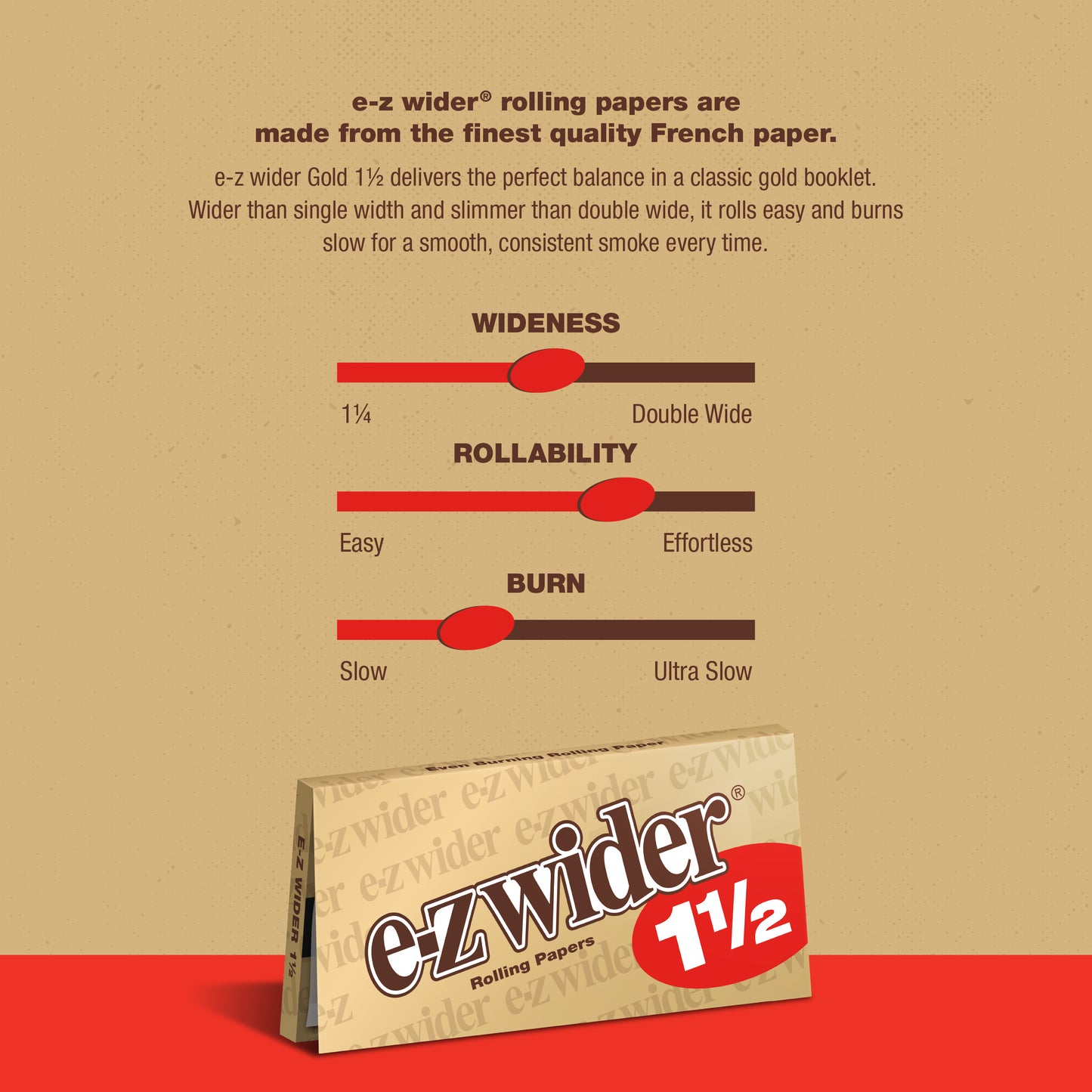 Gold 1½ Rolling Papers